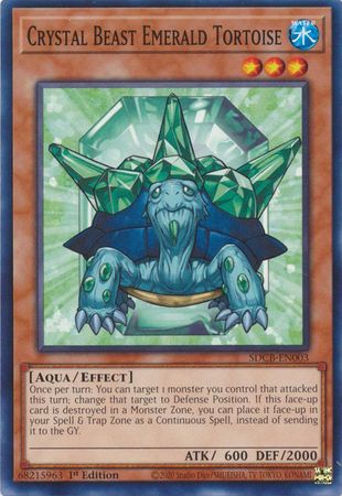 Crystal Beast Emerald Tortoise - SDCB-EN003 - Common - 1st Edition