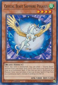 Crystal Beast Sapphire Pegasus - SDCB-EN007 - Common - 1st Edition