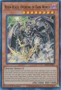 Reign-Beaux, Overking of Dark World - SR13-EN001 - Ultra Rare - 1st Edition