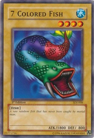 7 Colored Fish - SDJ-008 - Common - 1st Edition