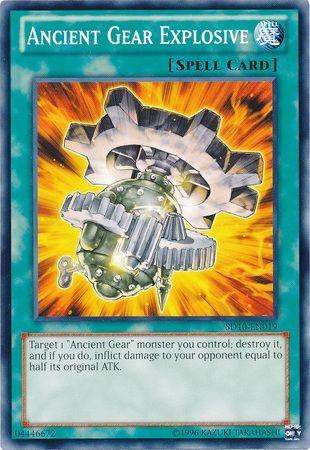 Ancient Gear Explosive - SD10-EN019 - Common - 1st Edition