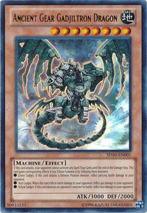 Ancient Gear Gadjiltron Dragon - SD10-EN001 - Ultra Rare - Unlimited