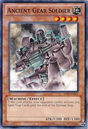 Ancient Gear Soldier - SD10-EN014 - Common - 1st Edition