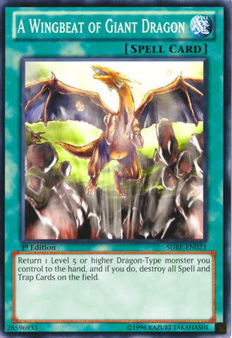 A Wingbeat of Giant Dragon - SDBE-EN023 - Common - 1st Edition