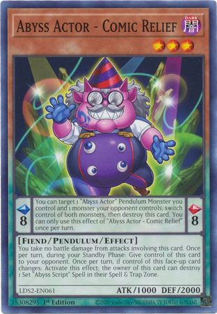Abyss Actor - Comic Relief - LDS2-EN061 - Common - 1st Edition