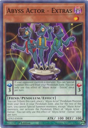Abyss Actor - Extras - LDS2-EN058 - Common - 1st Edition