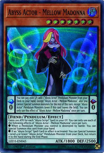 Abyss Actor - Mellow Madonna - LED3-EN045 - Super Rare - 1st Edition