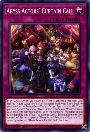 Abyss Actors' Curtain Call - LED3-EN049 - Common - 1st Edition