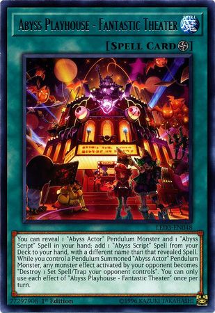 Abyss Playhouse - Fantastic Theater - LED3-EN048 - Rare - 1st Edition