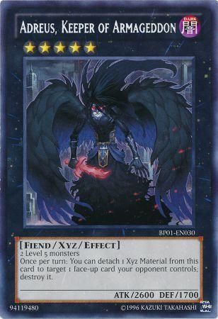 Adreus, Keeper of Armageddon - BP01-EN030 - Rare - Unlimited