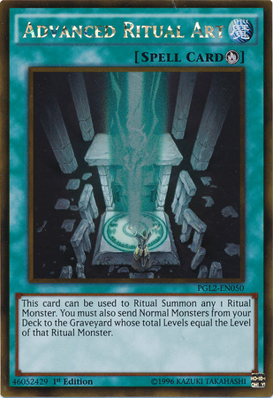 Advanced Ritual Art - PGL2-EN050 - Gold Rare - Unlimited