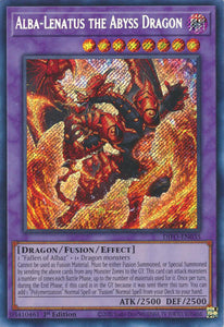 Alba-Lenatus the Abyss Dragon - DIFO-EN035 - Secret Rare - 1st Edition