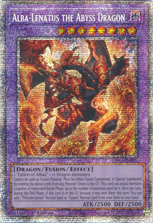 Alba-Lenatus the Abyss Dragon - DIFO-EN035 - Starlight Rare - 1st Edition