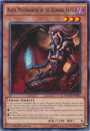 Alich, Malebranche of the Burning Abyss - NECH-EN083 - Rare - Unlimited