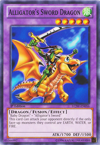 Alligator's Sword Dragon - LCJW-EN056 - Common - 1st Edition