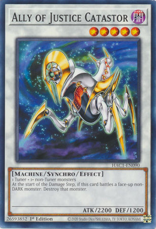 Ally of Justice Catastor - HAC1-EN090 - Common - 1st Edition (Duel Terminal)