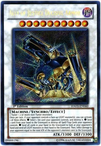 Ally of Justice Decisive Armor - HA03-EN060 - Secret Rare - 1st Edition