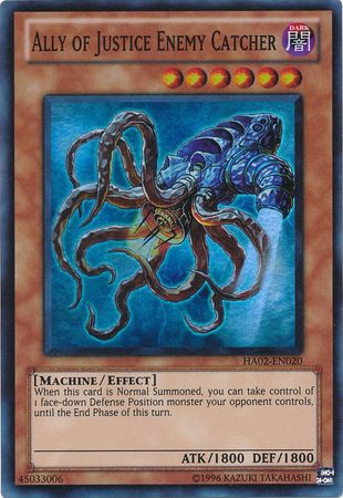 Ally of Justice Enemy Catcher - HA02-EN020 - Super Rare - Unlimited