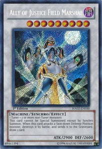 Ally of Justice Field Marshal - HA02-EN030 - Secret Rare - 1st Edition