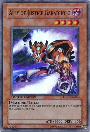 Ally of Justice Garadholg - HA01-EN015 - Super Rare - Limited