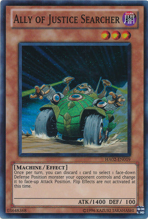 Ally of Justice Searcher - HA02-EN019 - Super Rare - Unlimited