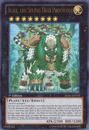 Alsei, the Sylvan High Protector - LVAL-EN052 - Ultra Rare - Unlimited