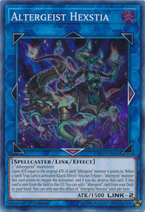 Altergeist Hexstia - EXFO-EN046 - Super Rare - 1st Edition