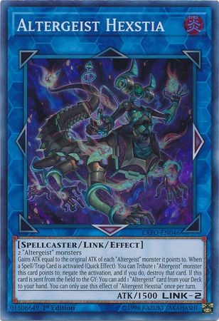 Altergeist Hexstia - EXFO-EN046 - Super Rare - 1st Edition