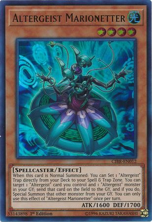 Altergeist Marionetter - CIBR-EN012 - Ultra Rare - 1st Edition