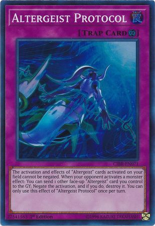Altergeist Protocol - CIBR-EN071 - Super Rare - 1st Edition