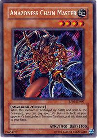 Amazoness Chain Master - RP01-EN097 - Secret Rare - Unlimited