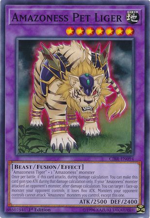 Amazoness Pet Liger - CIBR-EN094 - Common - 1st Edition