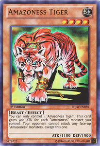 Amazoness Tiger - LCJW-EN089 - Ultra Rare - 1st Edition