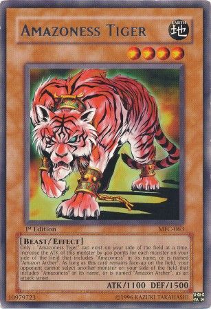 Amazoness Tiger - MFC-063 - Rare - 1st Edition
