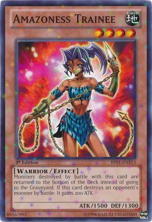 Amazoness Trainee - BP01-EN213 - Starfoil Rare - 1st Edition