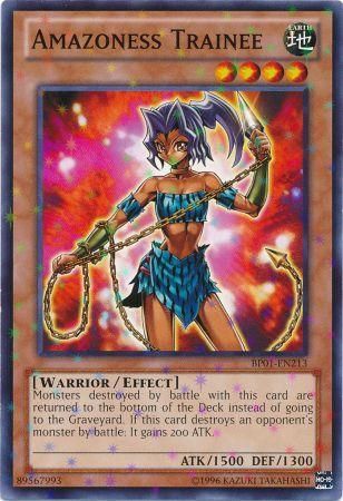 Amazoness Trainee - BP01-EN213 - Starfoil Rare - Unlimited