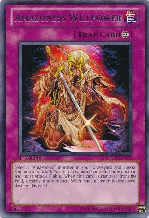 Amazoness Willpower - DREV-EN072 - Rare - 1st Edition