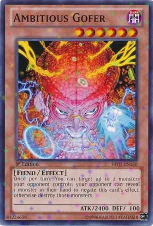 Ambitious Gofer - BP01-EN160 - Starfoil Rare - 1st Edition