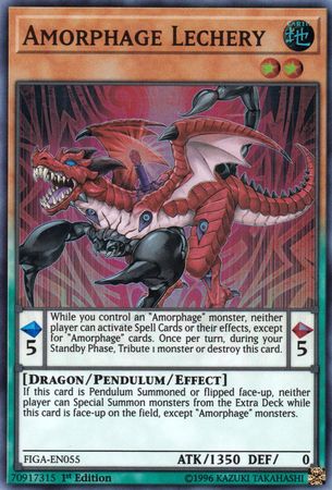 Amorphage Lechery - FIGA-EN055 - Super Rare - 1st Edition