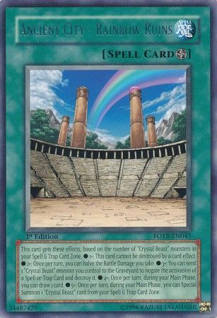 Ancient City - Rainbow Ruins - FOTB-EN045 - Rare - 1st Edition