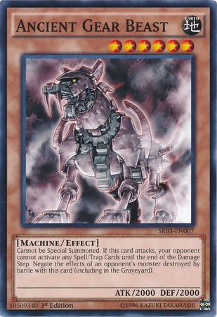 Ancient Gear Beast - SR03-EN007 - Common - 1st Edition