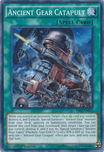 Ancient Gear Catapult - SR03-EN021 - Super Rare - 1st Edition