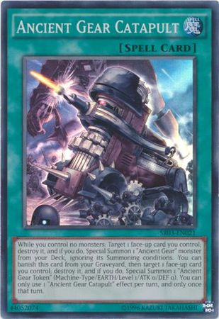 Ancient Gear Catapult - SR03-EN021 - Super Rare - Unlimited