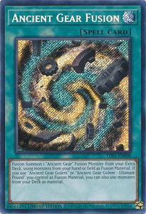 Ancient Gear Fusion - LDS1-EN090 - Secret Rare - Limited