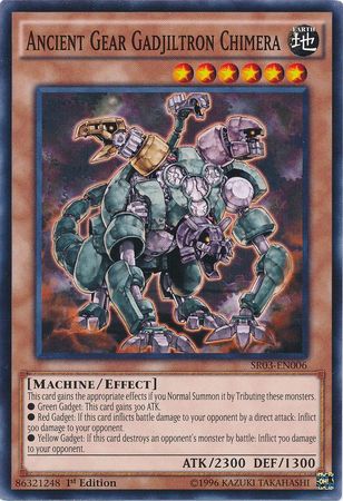 Ancient Gear Gadjiltron Chimera - SR03-EN006 - Common - 1st Edition