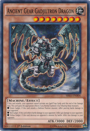 Ancient Gear Gadjiltron Dragon - SR03-EN004 - Common - 1st Edition