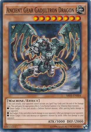 Ancient Gear Gadjiltron Dragon - SR03-EN004 - Common - Unlimited