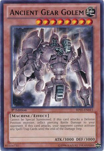Ancient Gear Golem - BP01-EN011 - Rare - 1st Edition