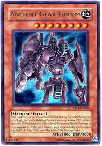 Ancient Gear Golem - DR3-EN186 - Ultra Rare - Unlimited