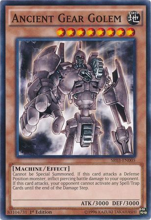 Ancient Gear Golem - SR03-EN005 - Common - 1st Edition